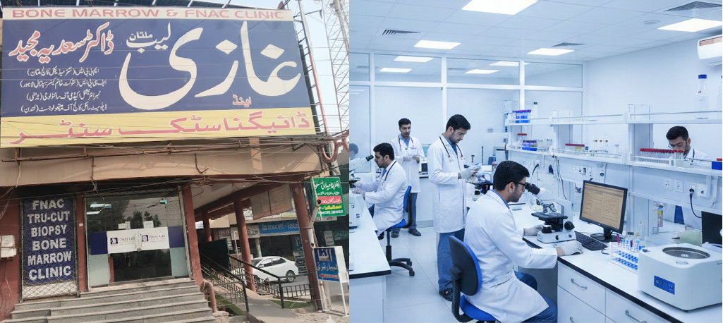 About Ghazi Lab & Diagnostic Center — Nishtar Road, Multan